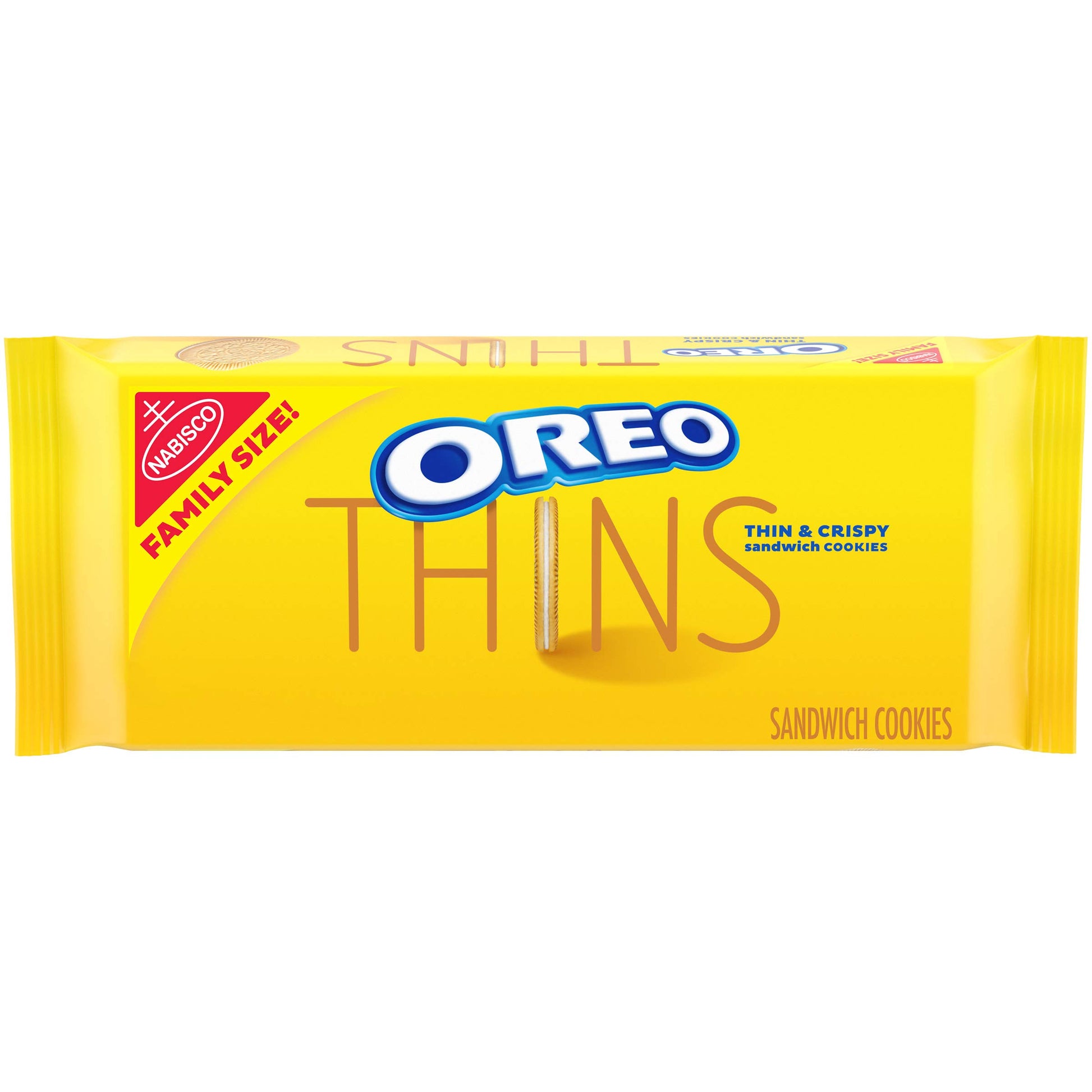 OREO Thins Golden Sandwich Cookies Family Size, 13.1 oz