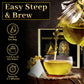 ACTIONX Legendary-Teas Egyptian Chamomile Tea - 75 Pack Pyramid Tea Bags in Foil Pouches