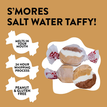 Taffy Town Saltwater Taffy, SMores, 2.5Lb