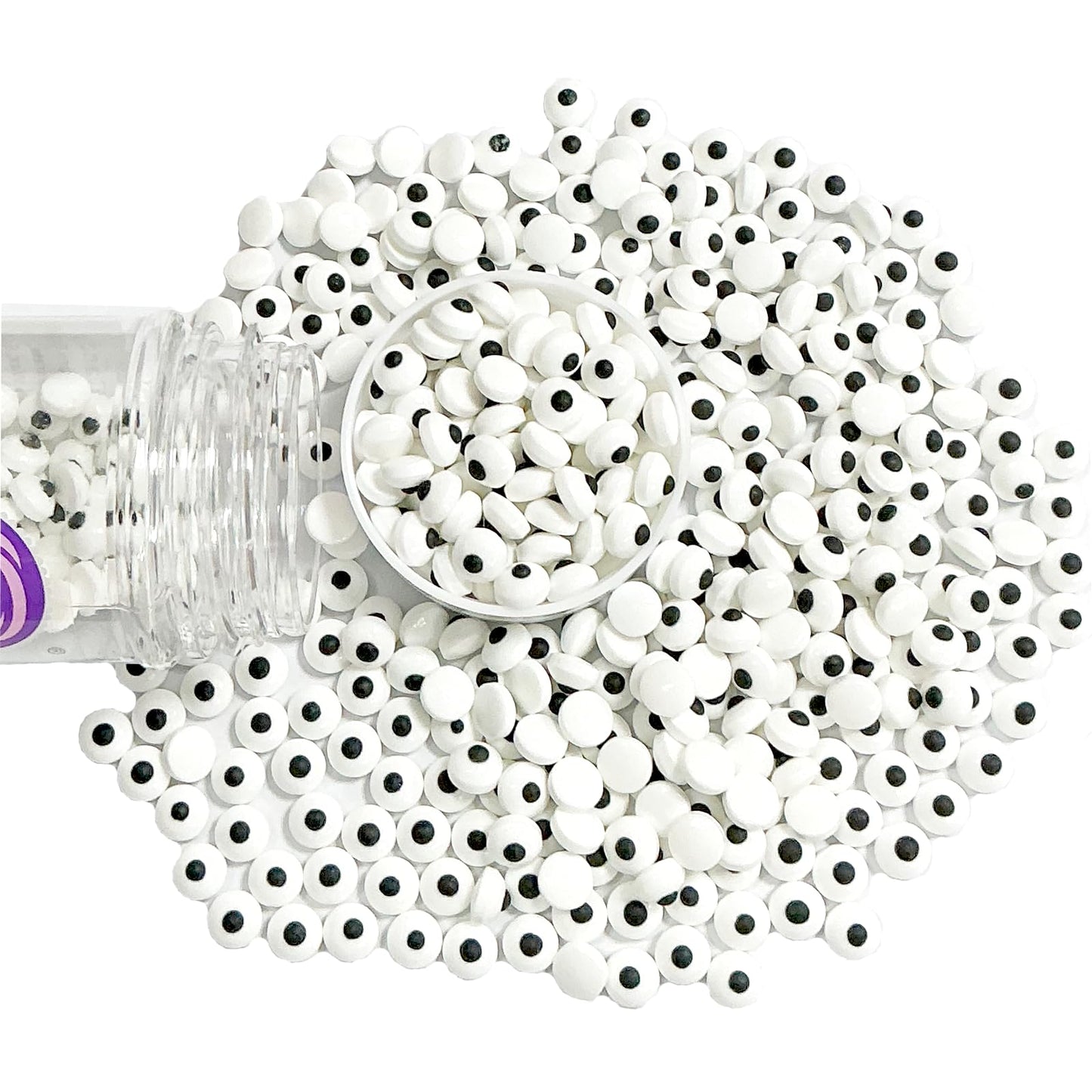 Homipooty Candy Eyeballs Eyes - Mini Eyes Dessert Sprinkles - Cake Sprinkles Decorating  Cookies  Ice Cream  Cupcake Toppers  Halloween Supplies(80 Grams/2.82 Ounce)