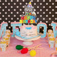 Cat Cartoon Happy Birthday Cake Topper Black Glitter For Pet Themed Bday Party Decoration Supplies