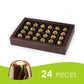 Fiorella Dubai Chocolate Truffles Gift Box, Milk Chocolate With Pistachio, Butter & Crispy Kataifi, 24-Piece Box, Christmas Chocolate Candy