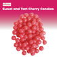 DOUzzle Back To School Cherry Sours Pink Candy Balls, Bulk Chewy Candies for Machine Refills (2.2 LB, 1 Pack) Party Favor, Goodi
