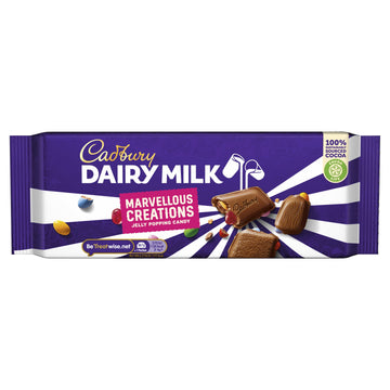 Cadbury Dairy Milk Marvellous Smashables Jelly Popping Candy, 160 G