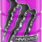 Monster Energy Hydro Energy Water, Purple Passion, 20 Fl Oz (Pack Of 12)