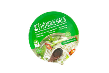 Phonomenal Bowl Instant Pho Noodles Gluten Free Low Sodium Vietnamese Vegetable Soup No Msg Authentic Family Recipe Non Gmo No S