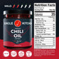 Jungle Kitchen Crunchy Garlic Chili Oil Chili Crisp Oil Vegan & Gluten-Free For Meats, Stir Fry, Vegetables, 6Oz- 3 Pack
