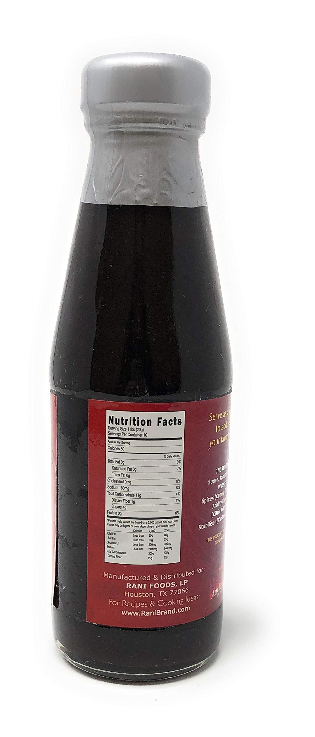 Rani Delhi Ki Chutney (Sweet, Sour & Spicy Dipping Sauce) 7Oz (200G) Glass Jar, Ready To Eat, Vegan ~ Gluten Free | Non-Gmo | No