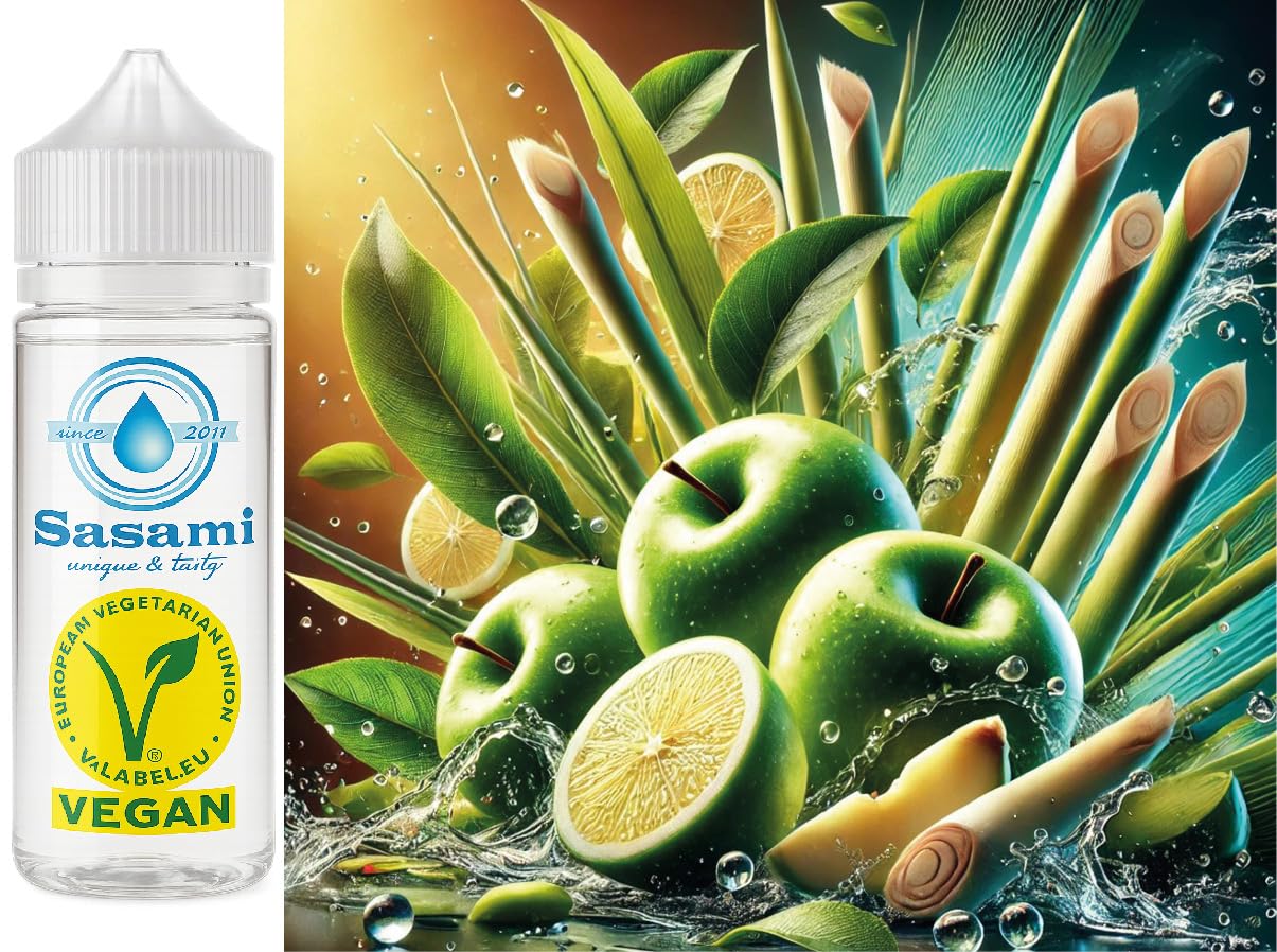 Eden Zest - Apple-Lemongrass Flavor Concentrate - Vegan - Sasami - 100ml