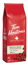 Tim Hortons Whole Bean Medium Roast Coffee, 100% Arabica, 32 Ounce Bag, Red, Model 9807697