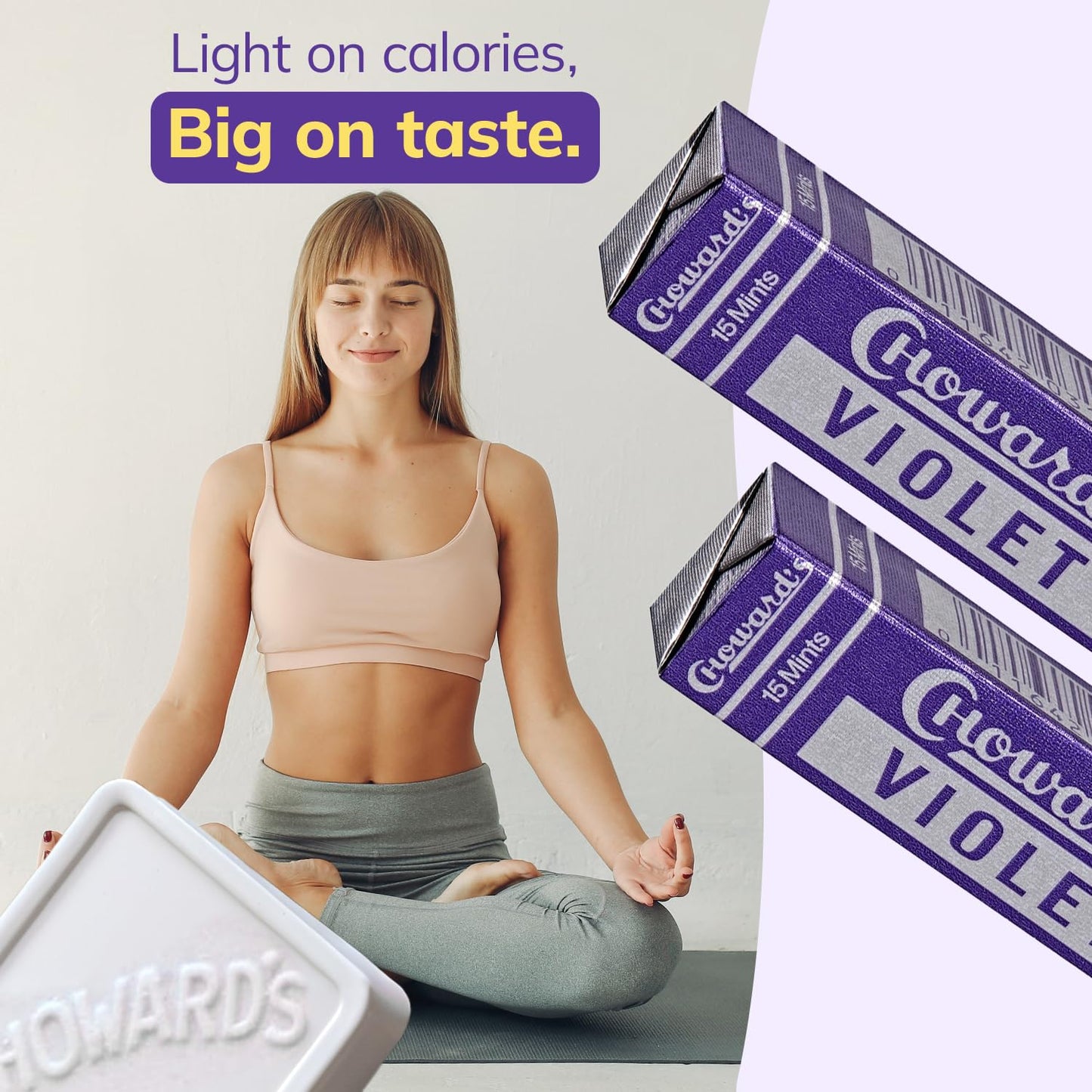 Choward'S Violet Mints Candy (Pack Of 24)