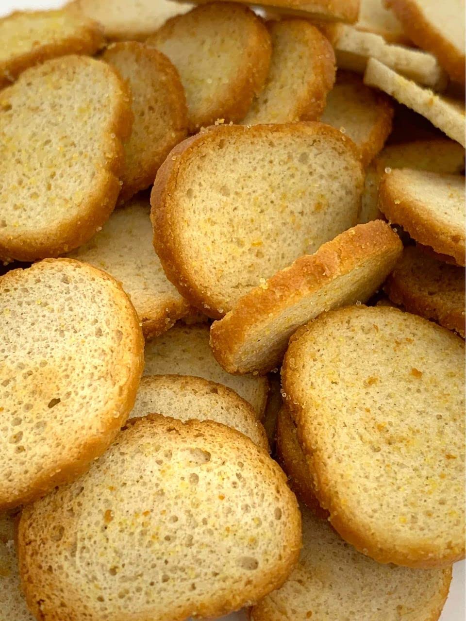 The Bulk-Priced Food Shoppe Garlic Bagel Chips, 24 oz Resealable Zip Lock Stand Up Bag