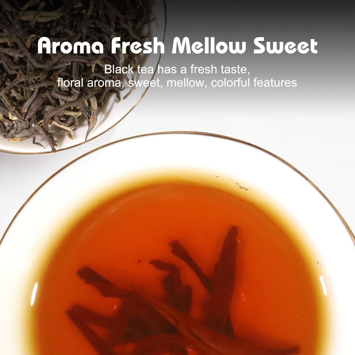Lapalide 3.53 Oz Black Tea Loose Leaf, Usda Organic Black Tea, English Black Tea Leaves With Mellow And Fresh Flavor, Resistant