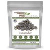 The Spice Way Lavender Flowers - (2 oz) dried flower buds for tea and culinary use - Culinary Lavender Buds - Dried Edible Laven