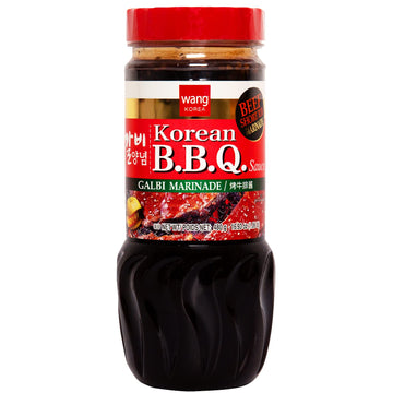 Wang Galbi Marinade, Korean BBQ Sauce, Savory & Sweet, 16.93 Ounce