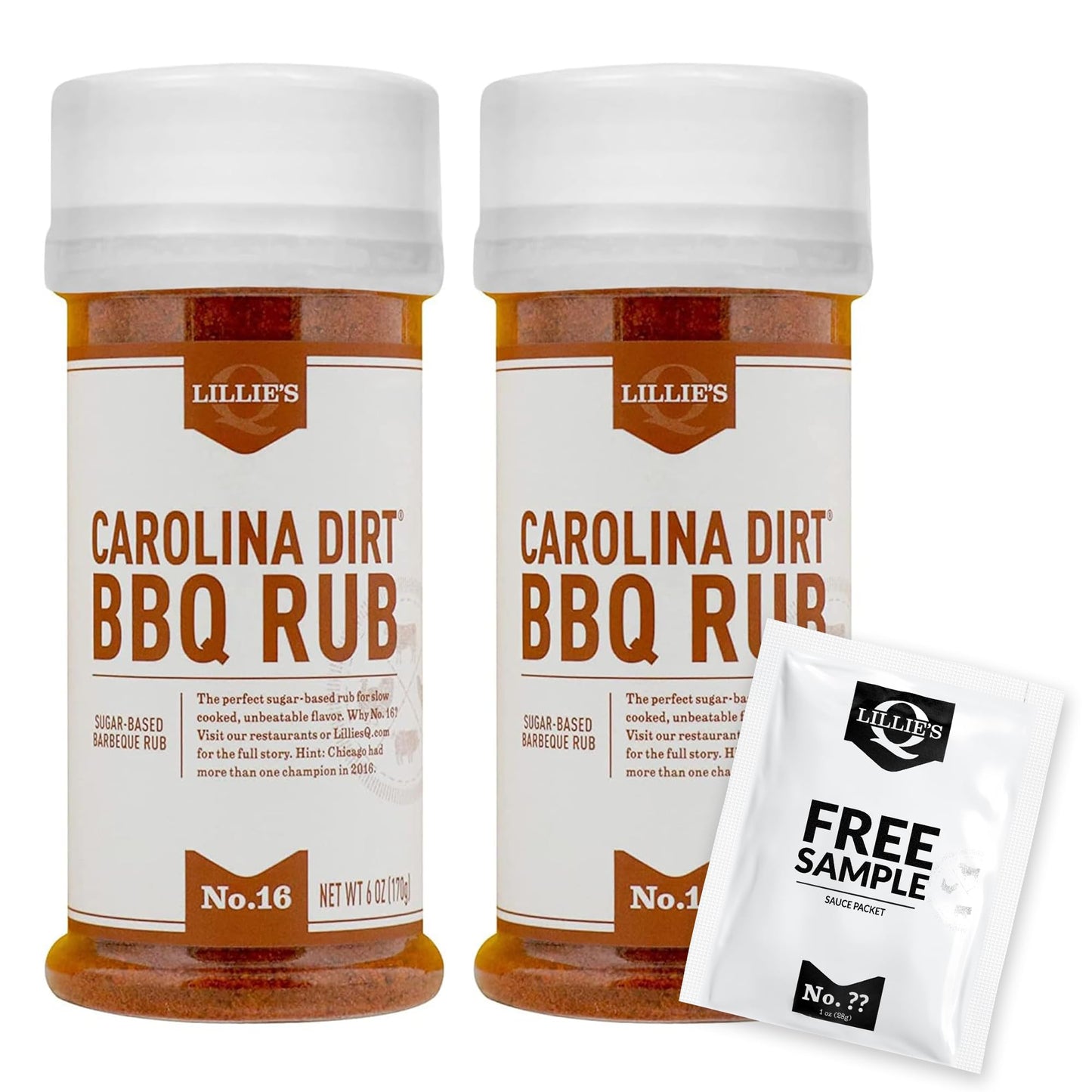 Lillies Q - Carolina Dirt Bbq Rub, Sugar-Based Bbq Rub, Traditional Carolina Barbeque Rub, Sweetened Blend Of Southern Spices, P
