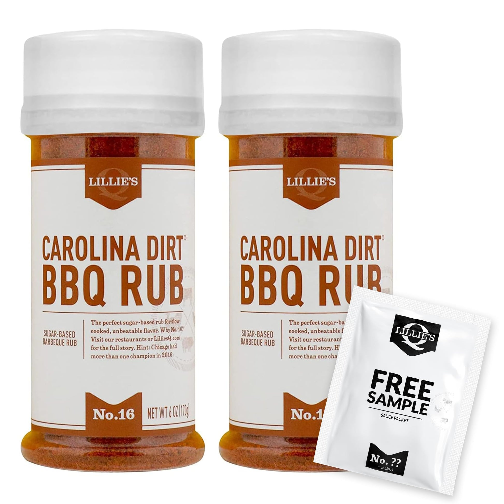 Lillies Q - Carolina Dirt Bbq Rub, Sugar-Based Bbq Rub, Traditional Carolina Barbeque Rub, Sweetened Blend Of Southern Spices, P