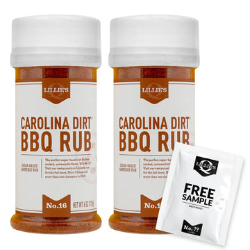 Lillies Q - Carolina Dirt Bbq Rub, Sugar-Based Bbq Rub, Traditional Carolina Barbeque Rub, Sweetened Blend Of Southern Spices, P