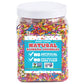 Dye Free Sprinkles - Natural Rainbow Sprinkle - No Artificial Dyes - Kid Friendly - 100% Natural, Gluten Free, Vegan, Lactose Free, Bulk - 1.5 Pounds