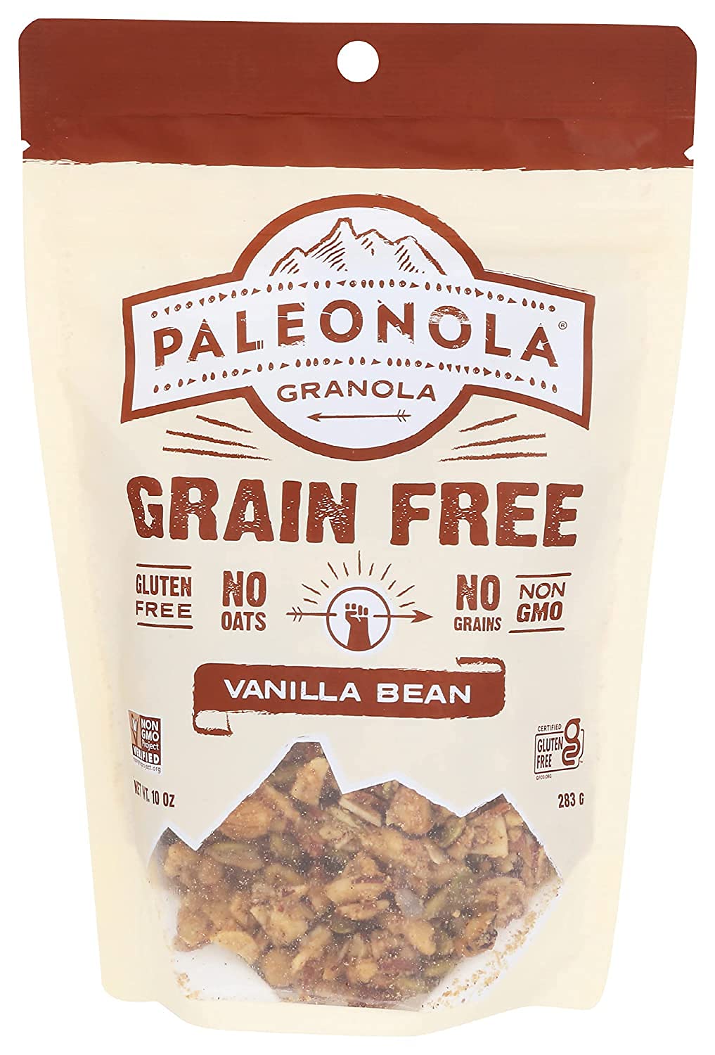 Paleonola – Grain Free Granola Vanilla Bean Flavor – Non-Gmo, Grain, Soy, Gluten, Dairy Free – Low Carb Protein Snack For A Healthy Breakfast