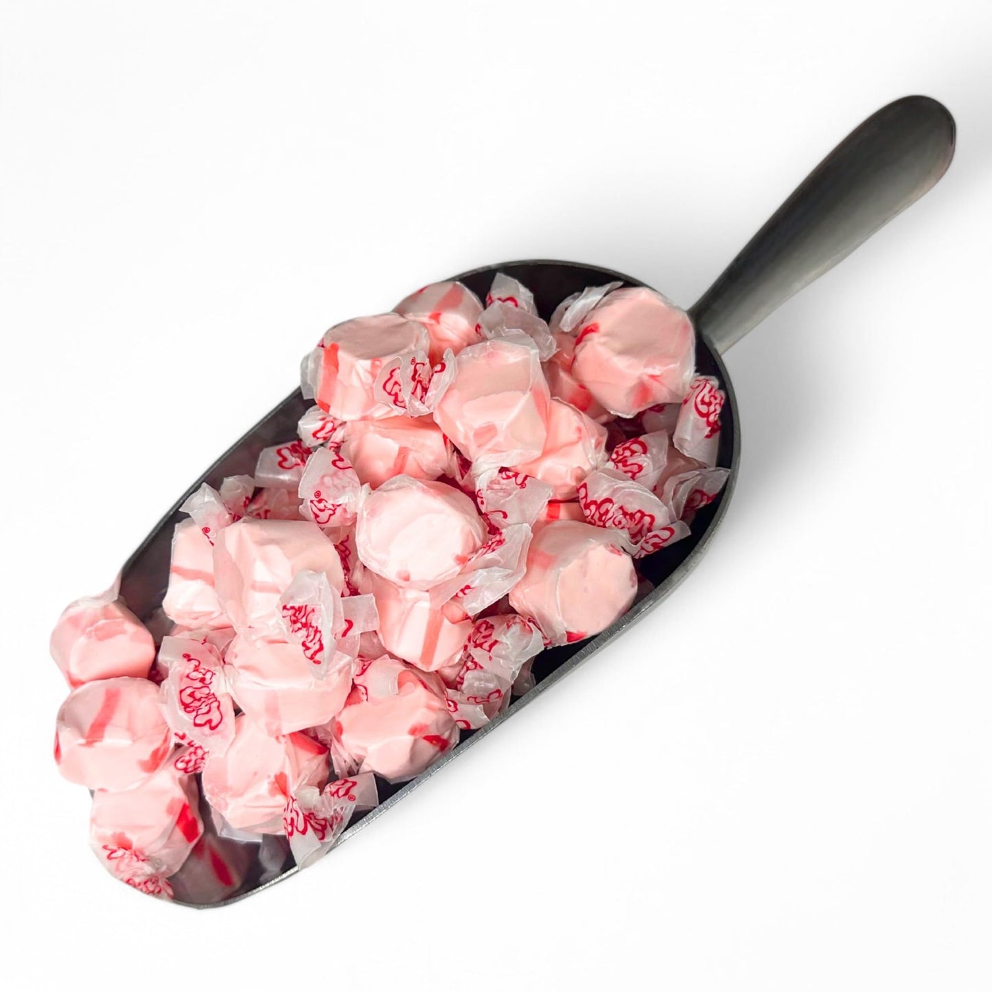 Premium Cherry Saltwater Taffy Chewy Candy Tart And Sweet Flavor Bulk 1 Lb Bag 60+ Pieces Individually Wrapped, Nut & Gluten Fre