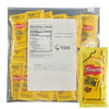 CHRONOS Frenchs Mustard Packets - 50 Count Single Serve (7g each) with Food Safe Slide Seal Bag