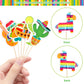 48Pcs Fiesta Cupcake Toppers Cinco De Mayo Decorations Mexican Fiesta Party Decorations Supplies