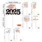 YCTHUNFISH Graduation Cupcake Toppers, 25 Pack, Rose Gold, Paper, 2025 Theme Decorations, Grad Cap and Diploma Design