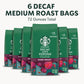 Starbucks Decaf Caff   Verona Dark Roast Ground Coffee, 12 Ounce (Pack Of 6)