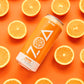 ZOA Zero Sugar Energy Drinks, Wild Orange, Sugar Free, Electrolytes, 16 Fl Oz (12-Pack)