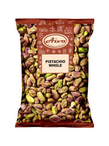 Aiva Raw Pistachios  No Shells  Unsalted (4 Lb) - Top-Grade Whole Nuts For Snacking  Cooking  And Baking