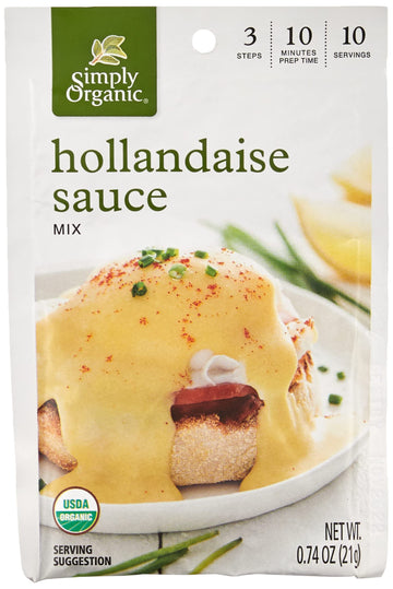 Simply Organic Organic Hollandaise Sauce Mix, 0.74 Oz