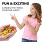 Bulk Candy - Hard Candy for Kids - 2 Lb Fruit Shape Candy - Party Favor Candy - Colorful Candy for Vending - Assorted Candy for
