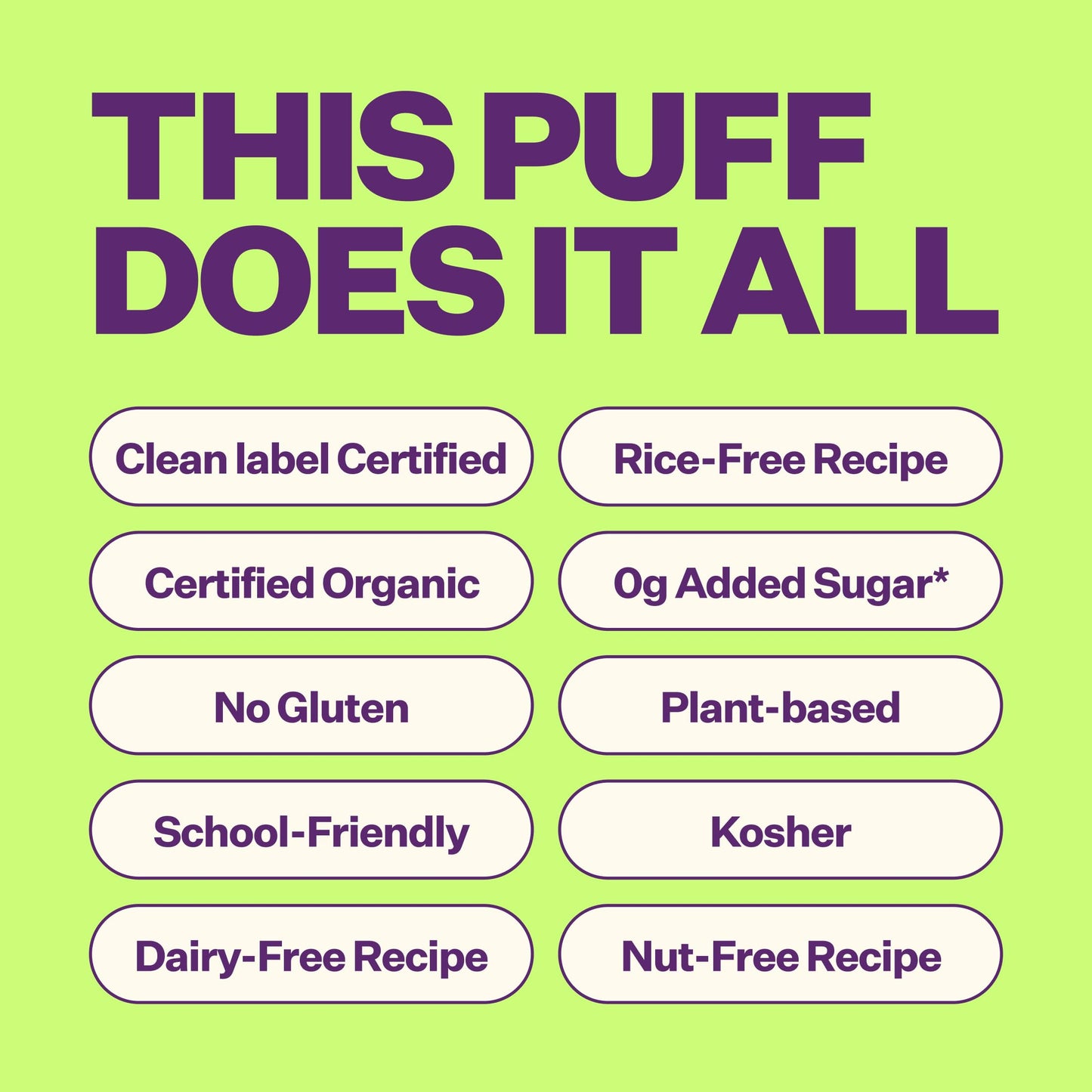 Yumi Rice-Free Baby Puffs - No Sugar Added, Gluten-Free, Non-Gmo Organic Baby Snacks Puffs, School Safe For Daycare And Lunchboxes - Alternative To Baby Teething Snacks, Strawberry Basil (6Ct.)