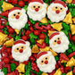 1 Bottle Christmas Sprinkles | Cake Cupcakes And Ice Cream Topper Decorations | Edible Holiday Sprinkles 3.5 Oz(6 Santa Christmas Tree Bell Mixing) For Christmas