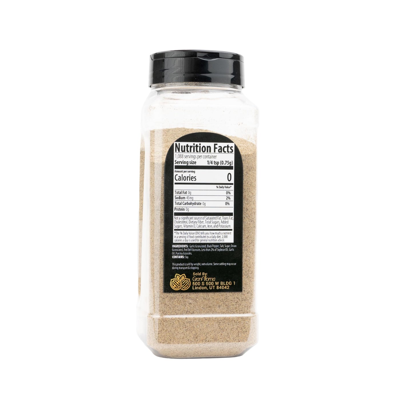 Granaroma Garlic Pepper, Seasoning Blend, Soups & Sauces, Aromatic (1.8 Pound)