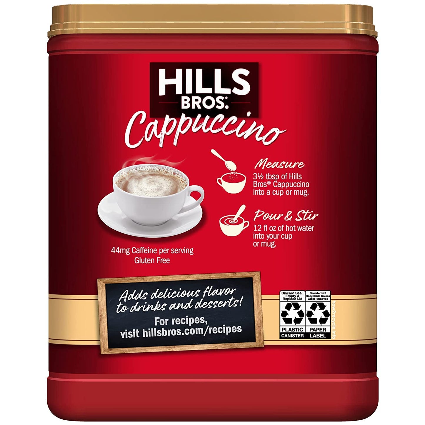 Hills Bros. Flavor Coffee (Hazelnut, 14 Ounce (Pack Of 2)