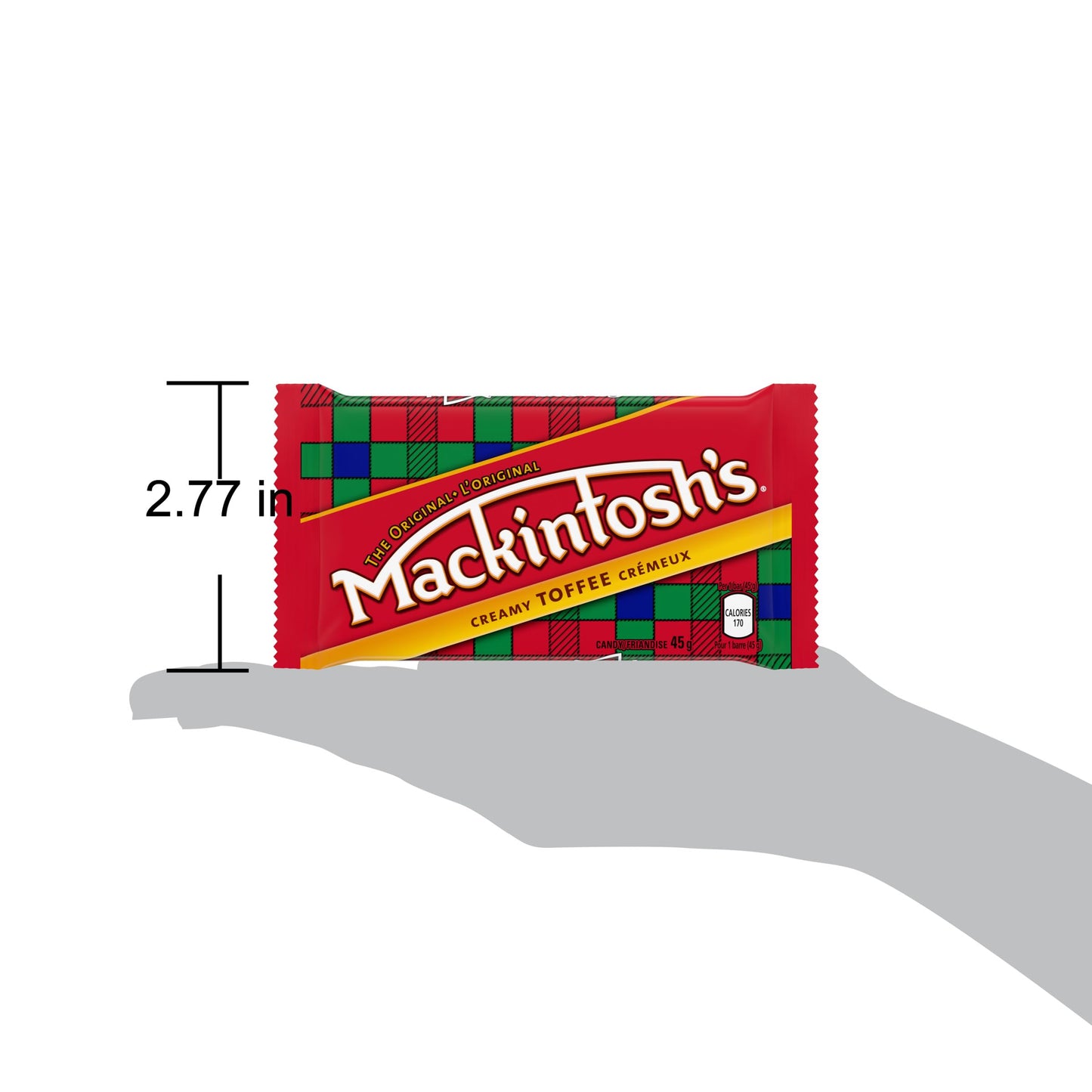 Nestle Mackintosh'S 24 Pack Creamy Toffee - 45G Individually Wrapped Bars In Original Display Box Product Of Canada