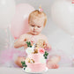 12 Pcs Woodland Deer Figurines Cake Toppers Baby Deer Cake Topper Baby Cake Decorations With Faux Flowers Eucalyptus For Baby Sh