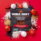 Noble Jerky - Vegan Jerky, Healthy Plant-Based Protein Snack, Vegetarian, Non-GMO, 4 Pack (Original, BBQ, Teriyaki, Chipotle), (