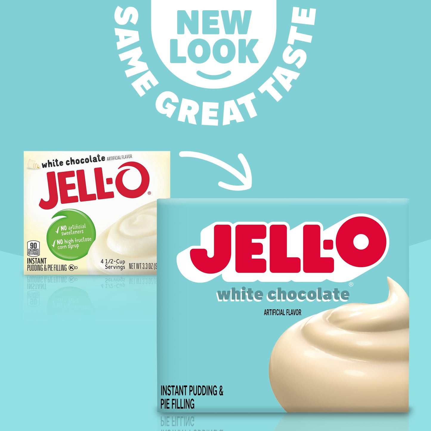 Jell-O Instant Pudding and Pie Filling, White Chocolate, 3.3 OZ (Pack of 3)
