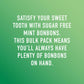 Swiss Imports Sugar Free Bonbons Hard Candy Drops, Mint, 100 Individually Wrapped Pieces, 250G/8.8Oz