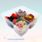 DEREUZE Dutch Sour Gummies Sweet Mix - 2 LB Bulk Candy Sampler - European Candy for Parties & Gifting - 6 x 6 x 5.5 inches
