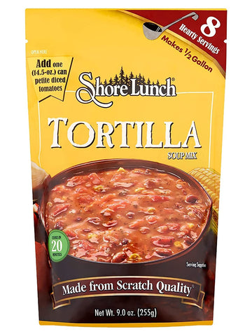 Shore Lunch Tortilla Soup Mix, 9-Ounce (Pack of 3)