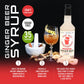 Top Hat Provisions Keto Sugar Free Ginger malt-inspired Syrup Mix - 32oz Bottle - Naturally Sweetened with Monk Fruit