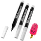 Bakerpan Food Coloring Markers, Brush Tip Black Edible Markers For Writing On Cake Pops And Candy Melts, Cake Decorating - Set Of 3 (Made In Usa)