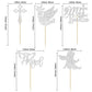 Gyufise 30Pcs Mi Bautizo Cupcake Toppers Silver Glitter Cross Angel Dove Cupcake Toppers Angel Religious God Bless Cupcake Picks