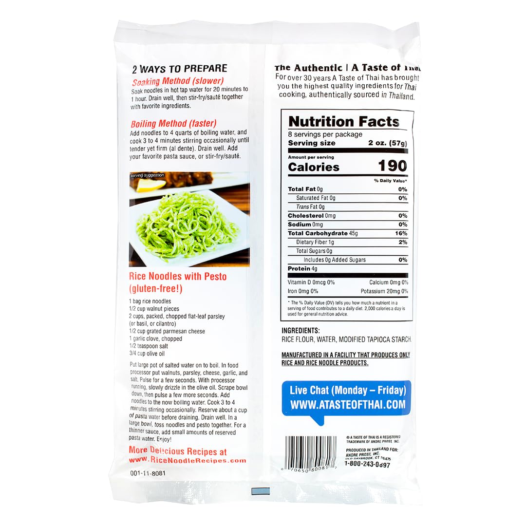 A Taste Of Thai Rice Noodles (6x1LB )