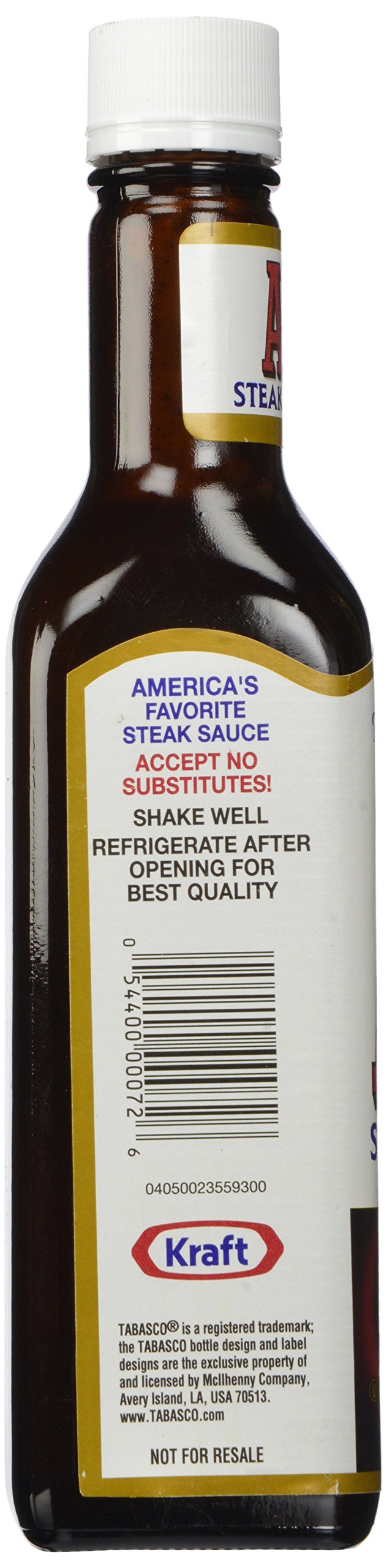 A.1. Bold And Spicy Steak Sauce, 12 Count