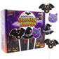 Sweetzo Halloween Lollipops, Cat, Bat, Witch Hat, 24 Count, Individually Wrapped, 15.7 x 7.8 x 17.6 cm